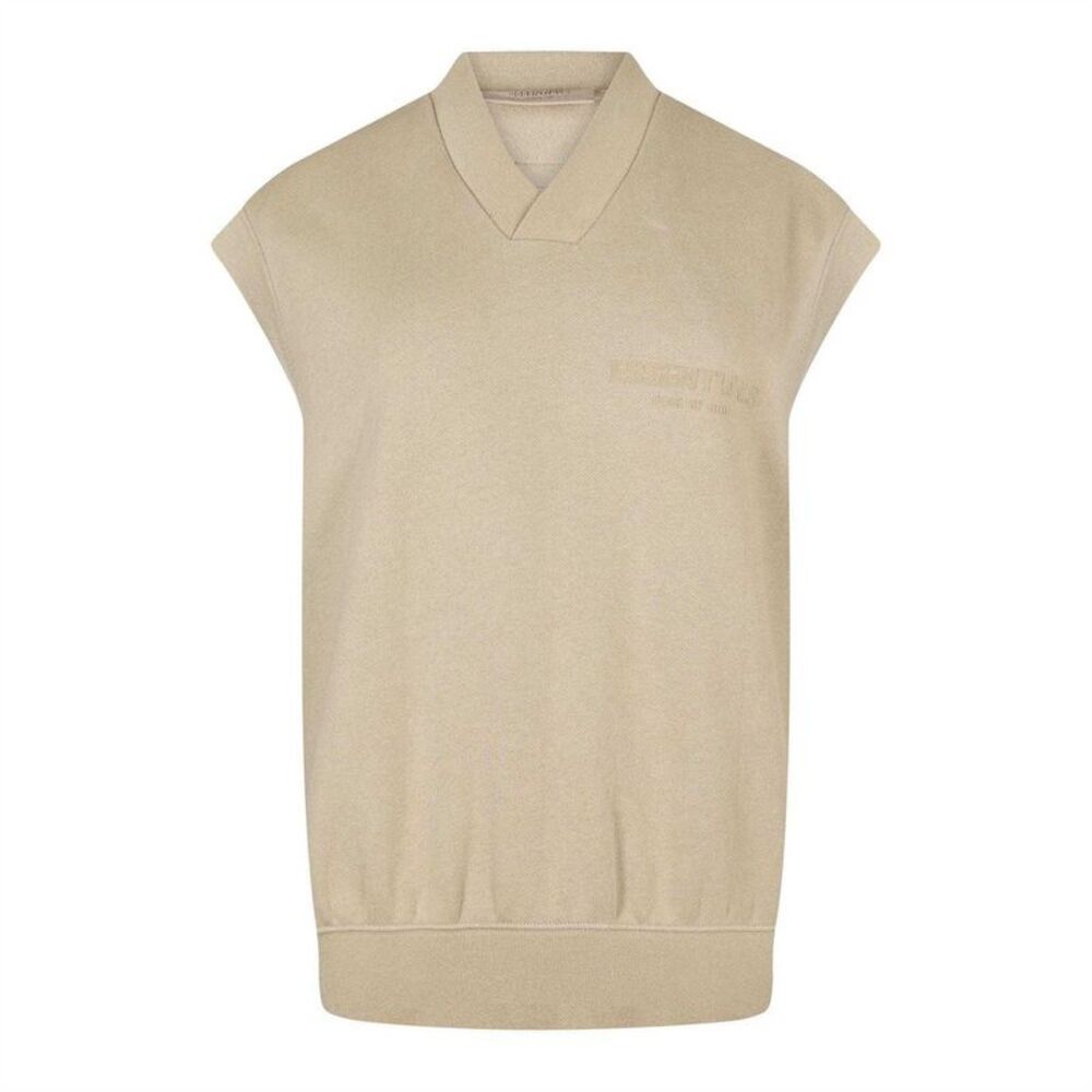 Fear Of God Essentials Womens/Ladies Knitted Sweater Vest / Smoke